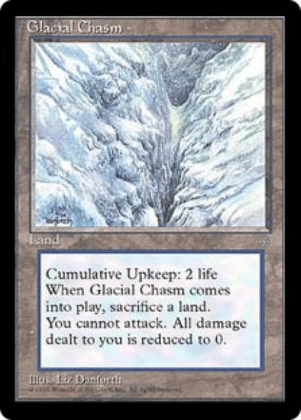 画像1: 【英語版/EX】《Glacial Chasm》[ICE] (1)